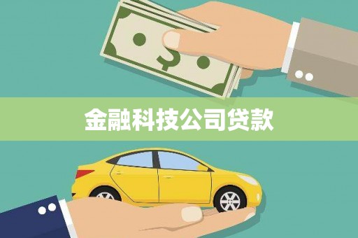 阳春金融科技公司贷款