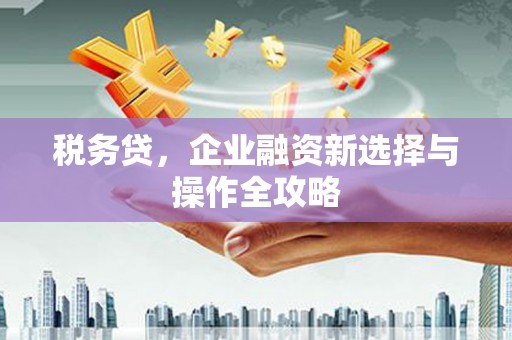 福兴税务贷，企业融资新选择与操作全攻略
