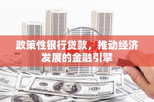 淮阳政策性银行贷款，推动经济发展的金融引擎