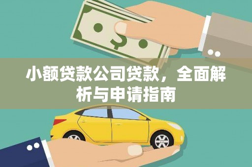 金堂小额贷款公司贷款，全面解析与申请指南