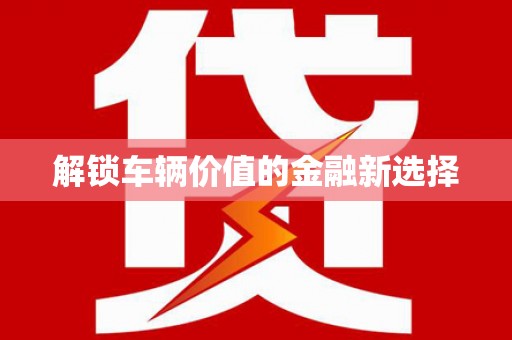 和布克赛尔解锁车辆价值的金融新选择