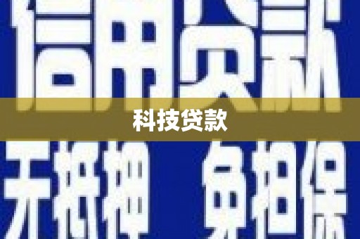 芒市科技贷款