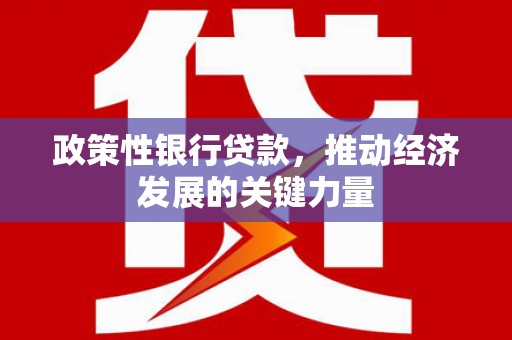 射洪政策性银行贷款，推动经济发展的关键力量