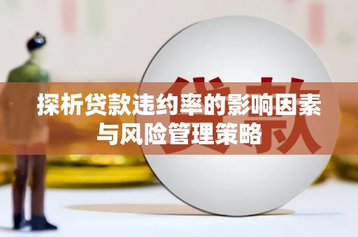 滦县探析贷款违约率的影响因素与风险管理策略