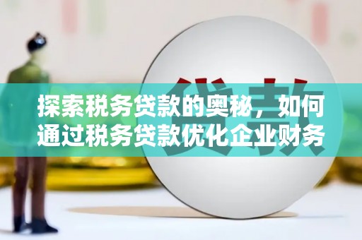 富阳探索税务贷款的奥秘，如何通过税务贷款优化企业财务