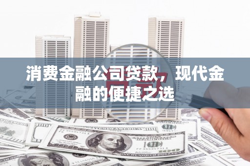 叶县消费金融公司贷款，现代金融的便捷之选