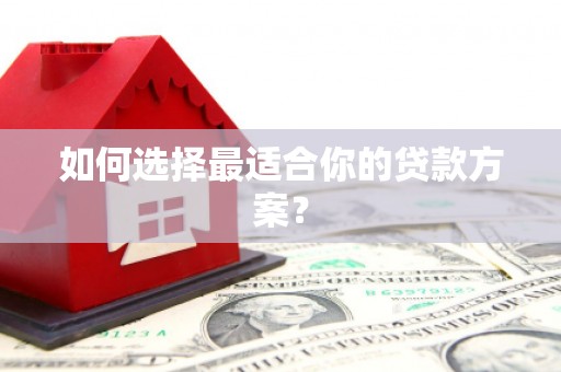 大社如何选择最适合你的贷款方案？