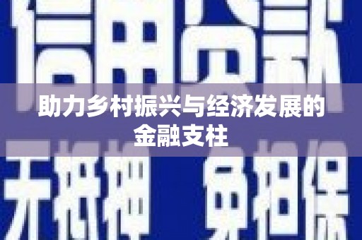 屏边助力乡村振兴与经济发展的金融支柱